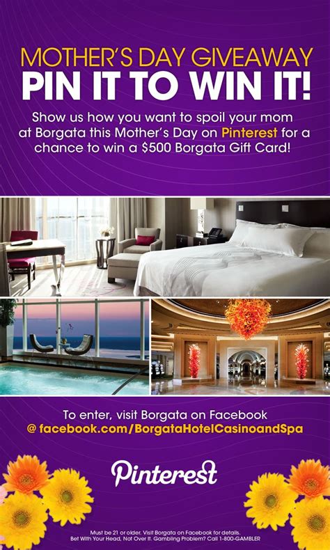 Guests will be invited to enter online at theborgata. . Borgata gift giveaway